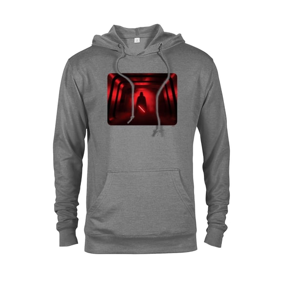 Star Wars Darth Vader Red Lightsaber Shadow - Pullover Hoodie for Adults - Customized-Graphite Heather