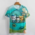 thumbnail image 4 of The Octonauts Womens T-Shirt Round Neck Short Sleeve Tee Shirts Summer Breathable Tops Blouse 2XL, 4 of 8