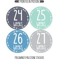 thumbnail image 5 of Months In Motion Pregnancy Weekly Belly Growth Stickers - Week to Week Pregnant Expecting Photo Prop - Maternity Keepsake - Baby Bump - Large Set of 36 Weekly Photo Sticker, 5 of 9