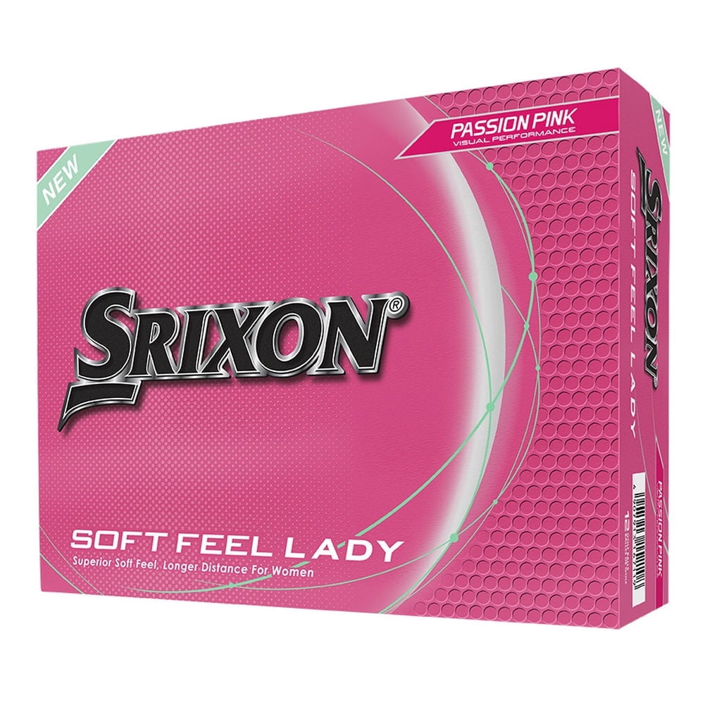 Srixon Ladies Soft Feel Golf Balls 1-Dozen Pink