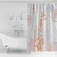 thumbnail image 2 of Shower Curtain, Ocean Seahorse Coral Starfish Waterproof Shower Curtain Set with Hooks for Bathroom Showers,Stalls and Bathtubs,36x72In Abstract Marine Life, 2 of 9