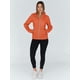 thumbnail image 5 of Sudaderas con Capucha y Cremallera para Mujer, Chaquetas de Forro , Sudaderas de Gran Tamaño, Conjuntos de Moda de Otoño, Suéteres, Ropa de Invierno. Naranja M, 5 of 9