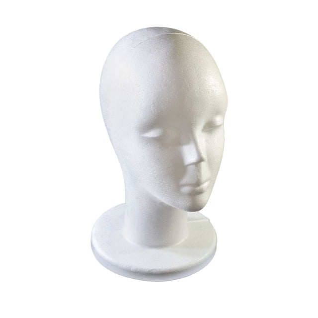 Cateissary Cabezas de maniquí modelo ficticio accesorios para gafas hogar estante de burbujas cosméticas soporte para auriculares resistente al Femelle