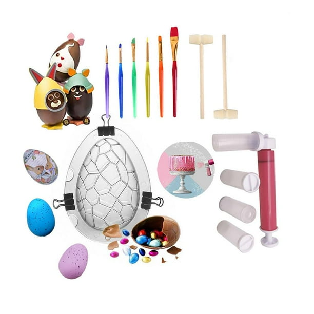 Kit De Moldes De Chocolate Y Huevos De Pascua, Molde De Huevo De Dinosaurio 3D, Molde De Decoración Diy, Herramientas Para Hornear Yuarrent HA034940-00