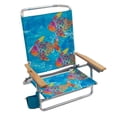 thumbnail image 2 of Rio Brands 5 Position Adjustable Beach Chair with Cup Holder - Set of 4, Assorted, 2 of 6