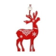 thumbnail image 2 of HongHeng Christmas Clearance Under $5.00 Christmas Red Decorative Pendant Made of Wood Suitable for Christmas Tree Doors and Fireplaces, 2 of 6