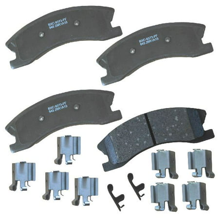 Go-Parts OE Replacement for 1999-2004 Jeep Grand Cherokee Front Disc Brake Pad Set for Jeep Grand