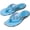 Flourish Paws Blue, variant on Pawsitively Comfy Flip Flops Lightweight Thong Sole Shock Absorbing Non Slip Pet Print Beach Pool Casual Gifts for Women