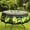 Black-lemon01, variant on Lemon Outdoor Tablecloth with Umbrella Hole for Round Table, Waterproof Lemon Patio Table Cloth with Zipper - 60 x 60 inches