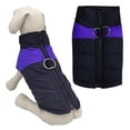 thumbnail image 2 of Chaleco impermeable para mascotas Gloria Puffer ropa de invierno M Púrpura, 2 of 8