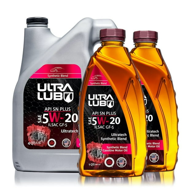 Ultra1Plus™ 5W20 Blend Motor Oil SN PLUS, ILSAC GF5