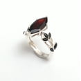 thumbnail image 2 of PILWALS  Red Garnet Cocktail Rings 925 Sterling, Sterling Silver, 2 of 11