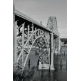 thumbnail image 2 of Moore, Brian 23x32 Gold Ornate Wood Framed with Double Matting Museum Art Print Titled - BW St. Johns Arches II, 2 of 4