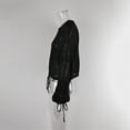 thumbnail image 5 of Kaemgyyd Crochet Cover Ups for Women Hollow out Long Sleeve Knit Coverup Summer Outfits Trendy Tie up Beach Swimsuit, 5 of 7