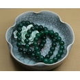 thumbnail image 4 of AA Grade Green Agate Gemstones Healing Power Crystal Elastic Stretch Beaded Bracelet 7" Unisex,10mm Beads, 4 of 4