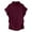 Wine, variant on Women's Turtleneck Crewneck T-Shirt, Solid Color Short Sleeve Basic Top for Layering Everyday Casual Outfits