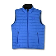 New  Brooks Brothers Men's Blue Black Reversible Down Vest Jacket, Medium M 8314-4