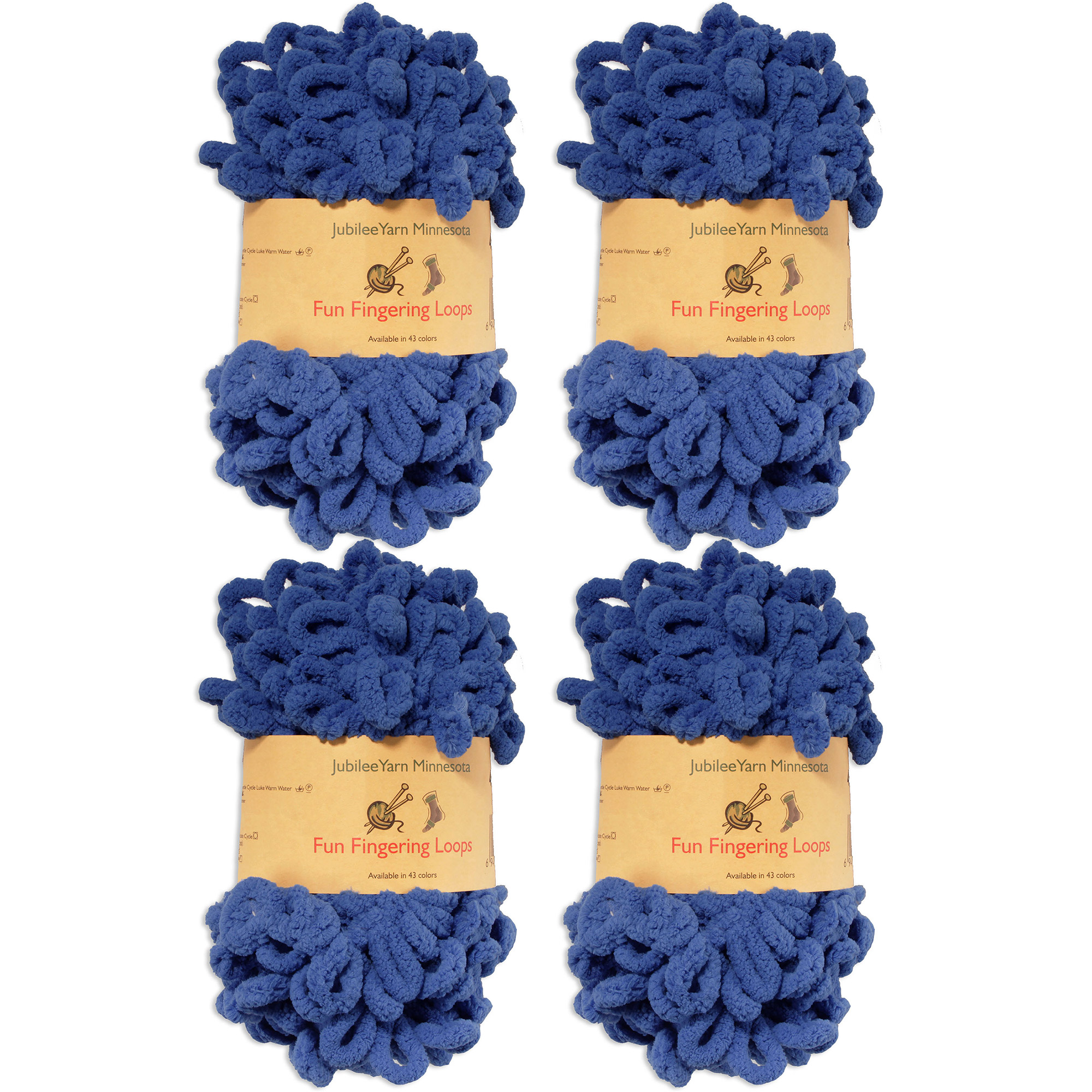 BambooMN Finger Knitting Yarn Fun Finger Loops Yarn 100 Polyester