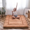 thumbnail image 5 of COSMOGO Traditional Japanese Foldable & Portable Floor Futon Mattress Navy 60" x 80" x 3", 5 of 5