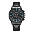 thumbnail image 1 of Reloj de moda Xihbxyly con correa para hombre pulsera de cuarzo para tiempo libre embalaje en caja de regalo, 1 of 2