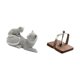 thumbnail image 5 of Figura Artística De Gato Con Base De Madera, Adorno Decorativo De Mesa Y Organizador De Pañuelos Para Dormitorio, Sala De Estar, Cocina, Oficina Y Comedor., 5 of 8