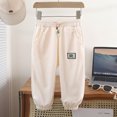 thumbnail image 1 of Pantalones para niños y niñas primavera y otoño 24 nueva ropa de primavera Pantalones deportivos de primavera para niños pantalones casuales de moda para niños y niñas grandes, 1 of 6