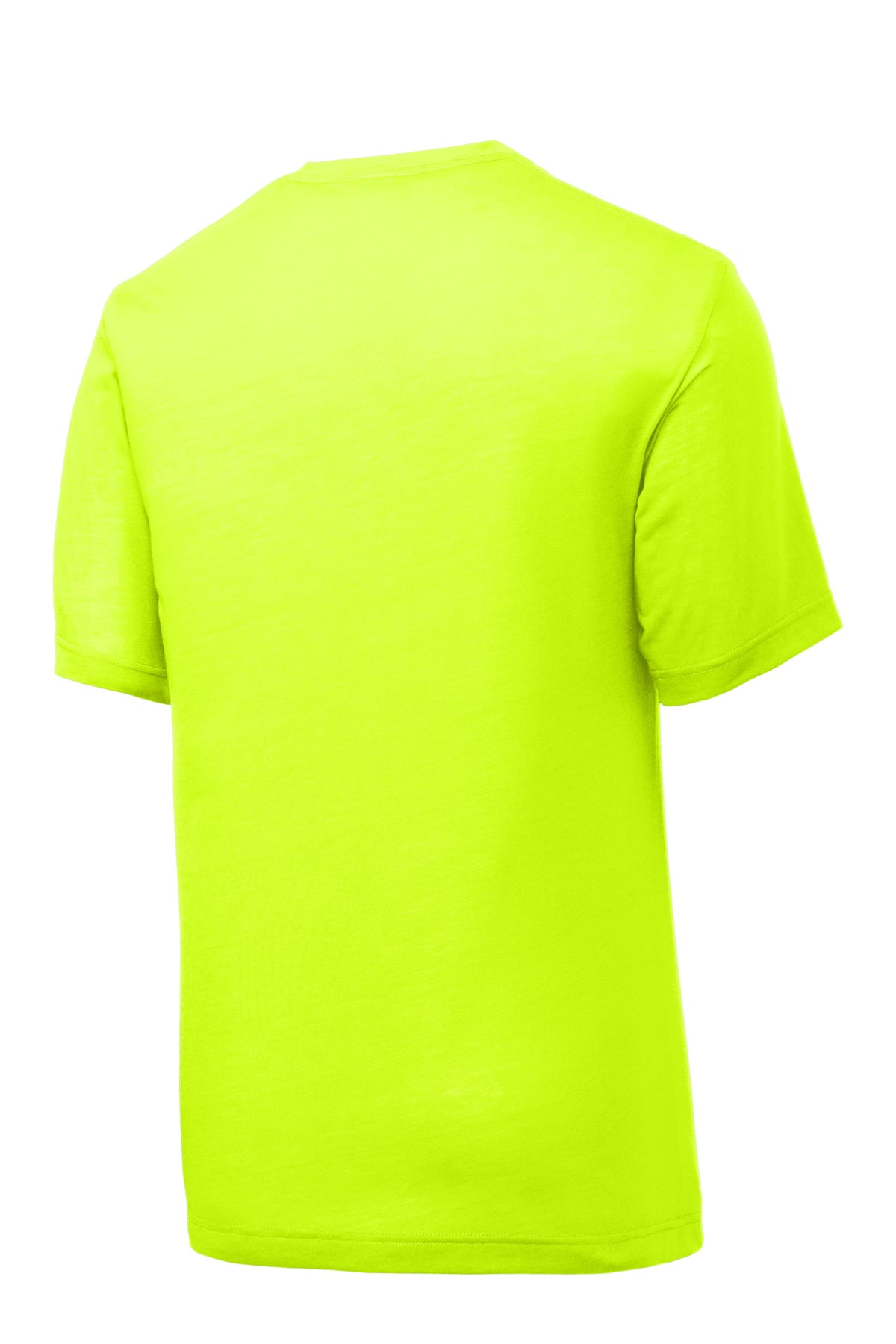 Sport Tek Men's Plain Short Sleeve T-Shirt, Neon Yellow, 4X Sport Tek Men's Plain Short Sleeve T-Shirt, Neon Yellow, 4X