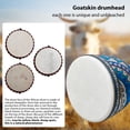 thumbnail image 4 of Riwcyla 8,inch African Drum PVC Drum Body Goatskin Drum Surface Lightweight Hand Clapping Drum Percussion Instrument Colorful Pattern Bongo Drum for Adult Beginners, 4 of 6