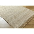 thumbnail image 2 of Livabliss x Becki Owens Kamey Farmhouse Fringe Area Rug,5' x 7'6",Tan/Striped, 2 of 9