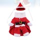 thumbnail image 3 of Abrigo de pie de Navidad Disfraz de mascota Cosplay divertido ropa para perrito (tamaño M), 3 of 5