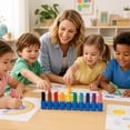 thumbnail image 3 of 5 Pack Silicone Marker Holders, 10-Slot Broad Tip Marker Organizer, Prevents Lost Lids & Dried Markers For Art Supplies, 3 of 4