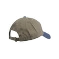 thumbnail image 4 of Gravity Outdoor Co. Pigment Dyed Adjustable Baseball Cap - White Logo - Olive/Navy, 4 of 4