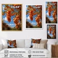 thumbnail image 4 of Designart "Summer Delights Apricot Fruit Pleasure" Food & Beverage Canvas Wall Art - Traditional Blue Fruits Hallway Wall Art Decor, 4 of 6