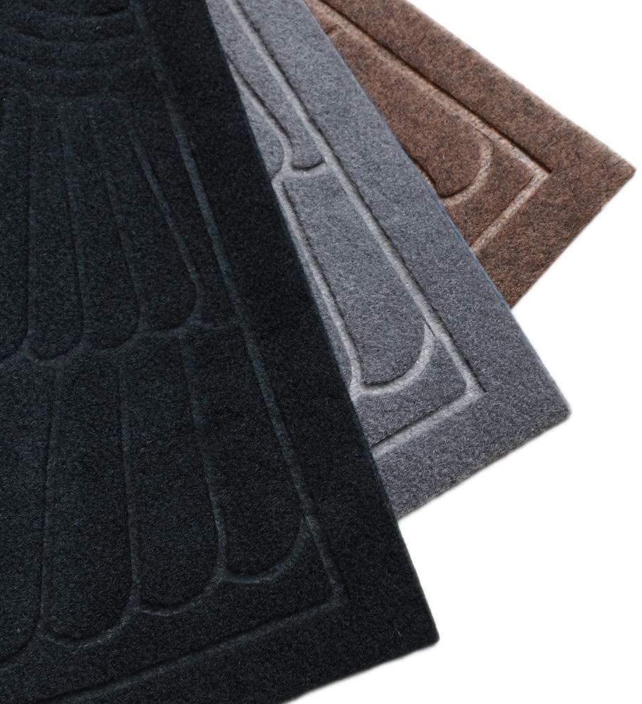48 x 70 cm HomeProtect/® Door Mat Super Thin 2 mm Self-Adhesive Doormat Shoe Mat Door Mat Non-Slip Washable Grey