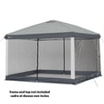 thumbnail image 1 of Ozark Trail 12 ft x 12 ft Straight Leg Canopy Mesh Curtain Accessory - Frame Not Included, gray, 1 of 5