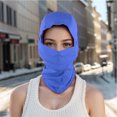 thumbnail image 2 of Unique Bargains 1 Pc Quick-drying Ice Silk Solid Color Balaclava Face Mask Dark Blue, 2 of 5
