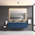 thumbnail image 6 of 84 x 48 Inch LED Bathroom Mirror with Front and Backlight, Wall Mounted Vanity, 6 of 8