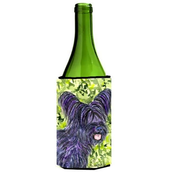 Skye Terrier Wine bottle sleeve Hugger - 24 Oz.