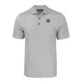 thumbnail image 2 of Men's Cutter & Buck Gray Texas A&M Aggies Pike Eco Tonal Geo Print Stretch Recycled Polo, 2 of 3