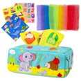 thumbnail image 2 of Caja de pa?uelos para bebé, juguetes arrugados de dibujos animados, juguetes sensoriales reutilizables para bebé, caja de bufanda suave colorida para regalo de recién nacidos, 2 of 8