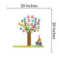 thumbnail image 3 of DAYCARE - Easy To Apply Educational Alphabet Tree Decoration Multicolored Alphabet Cubes Bear & Animals Design Vinyl Child Care Wall Decal - Kids Playroom Removable Wall Sticker 30" x 30", 3 of 3