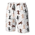 thumbnail image 6 of Uemuo Yoga Labrador Retriever Pattern Men's Swim Trunks Hawaiian Beach Bathing Suit Swimsuits Beach Quick-Dry Shorts with Pockets-XX-Large, 6 of 9