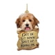 thumbnail image 3 of Colgante de coche,Lindo adorno colgante para coche con forma de perro en acrílico,Espejo retrovisor interior decorativo universal,Colgante de regalo para espejo retrovisor de coche con forma, 3 of 9