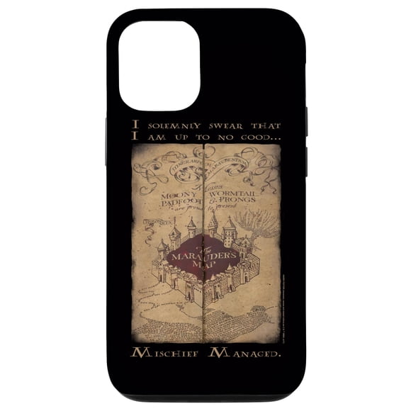 Funda para iPhone 12/12 Pro Harry Potter Mapa del Merodeador