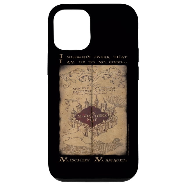 Funda para iPhone 12/12 Pro Harry Potter Mapa del Merodeador