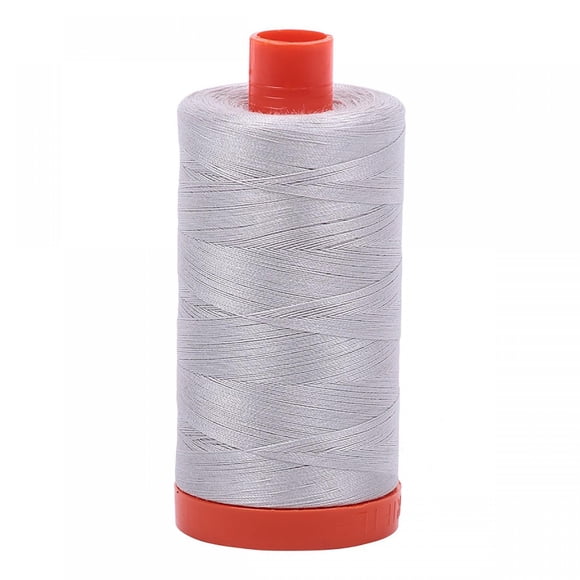 AURIFIL USA Aurifil 50wt Algodón 1 422yd-Aluminio 1422 yd Aluminio