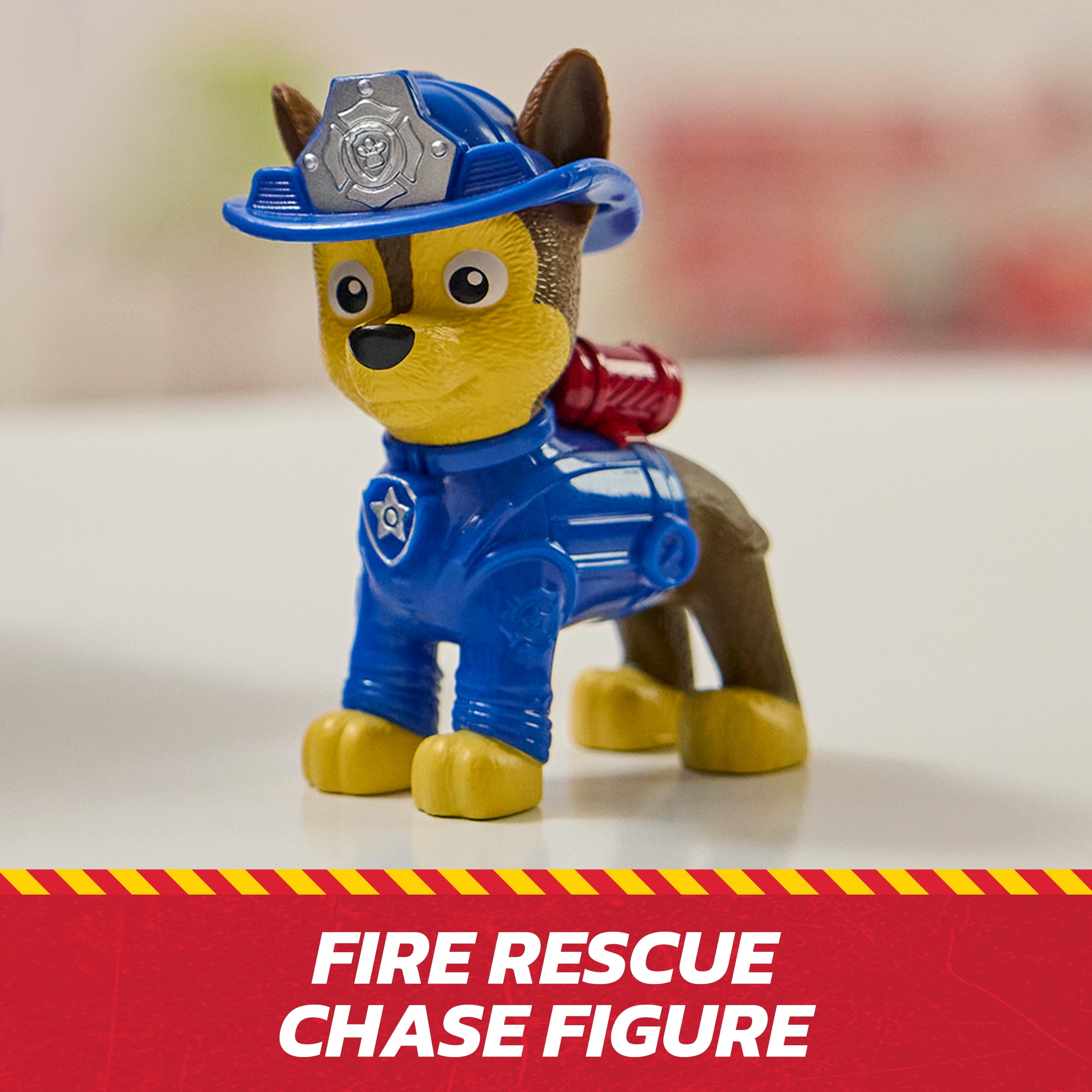 PAW Patrol Fire Rescue: Chase Rescue Fire Cruiser with Figure, Launcher & Accessories for Kids 3+, PAW Patrol Fire Rescue: Chase Rescue Fire Cruiser with Action Figure, Projectile Launcher, and Toy Truck, Kids Toys for Boys & Girls Ages 3 and Up