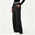 thumbnail image 4 of Tsivenald Sweatpants for Women Baggy Sweat Pants for Women Elastic Waist Drawstring with Pockets Casual Gym Lounge Workout Pants, 4 of 7