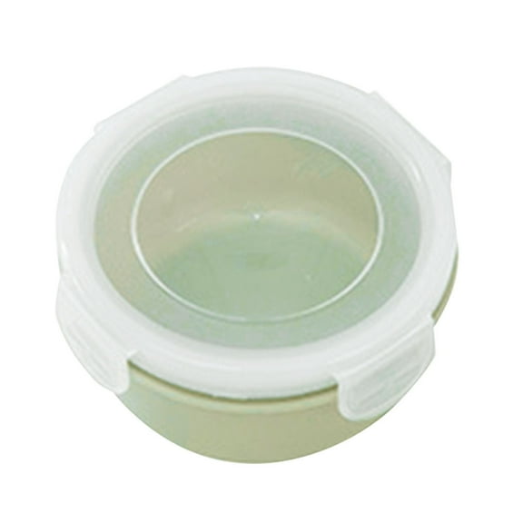 Plastic Food Storage Containers With Lids Airtight, Snack/Fruit Lunch Box For Travel, Meal Prep To Go, Fridge Storage Containers, Easy Open Lids, Dishwasher Safe, BPA Free (Green/1 Pcs) 4.0x2.2"