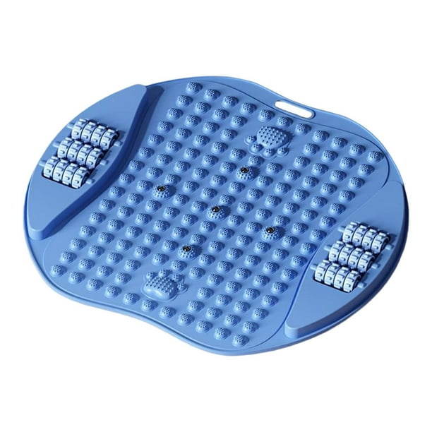 Masajeador de pies para ejercicios, tapete para puntos de presión, versátil y resistente, antideslizante. Azul